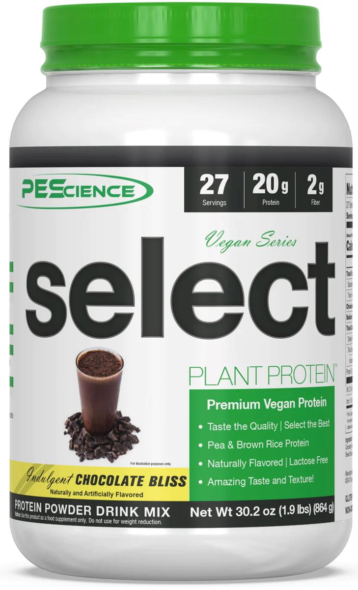 PEScience Select Protein Vegan Series, 918 g Dose, Chocolate Bliss