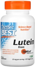 Doctors Best Lutein from OptiLut - 20 mg, 120 Kapseln