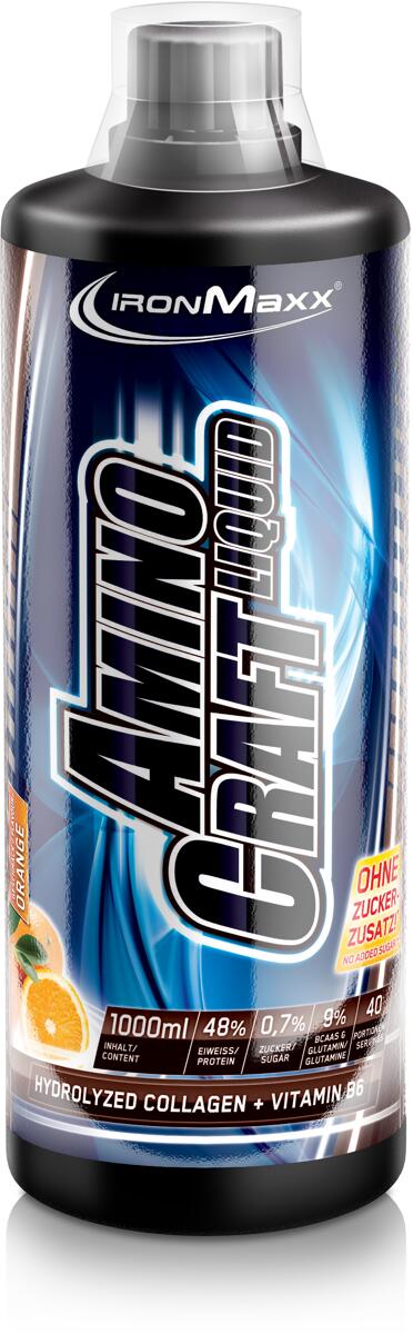 IronMaxx AminoCraft Liquid, 1000 ml, Orange