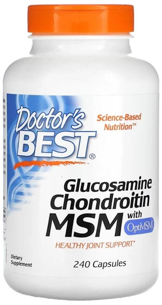 Doctors Best Glucosamine Chondroitin MSM with OptiMSM, 240 Kapseln