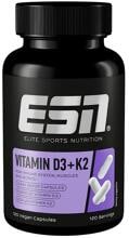 ESN Vitamin D3 + K2, 120 Kapseln