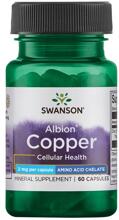 Swanson Albion Copper 2 mg, 60 Kapseln