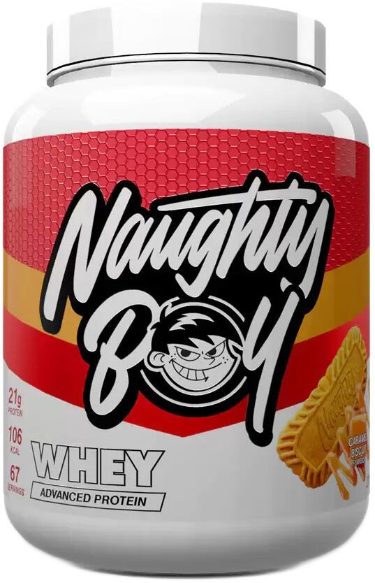 Naughty Boy Advanced Whey, 2010 g Dose, Caramel Biscuit