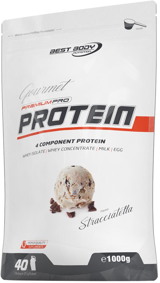 Best Body Nutrition Pro Protein, 1000g Zipp-Beutel, Stracciatella