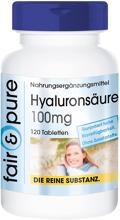 fair & pure Hyaluronsäure (100 mg), 120 Tabletten Dose