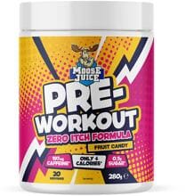 Muscle Moose Pre-Workout Zero Itch Formula, 280 g Dose