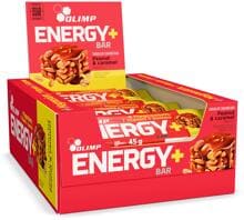 Olimp Energy+ Bar, 20 x 45 g Riegel, Peanut & Caramel
