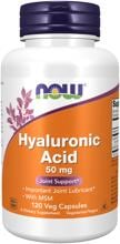 Now Foods Hyaluronic Acid with MSM 50 mg, 120 Kapseln