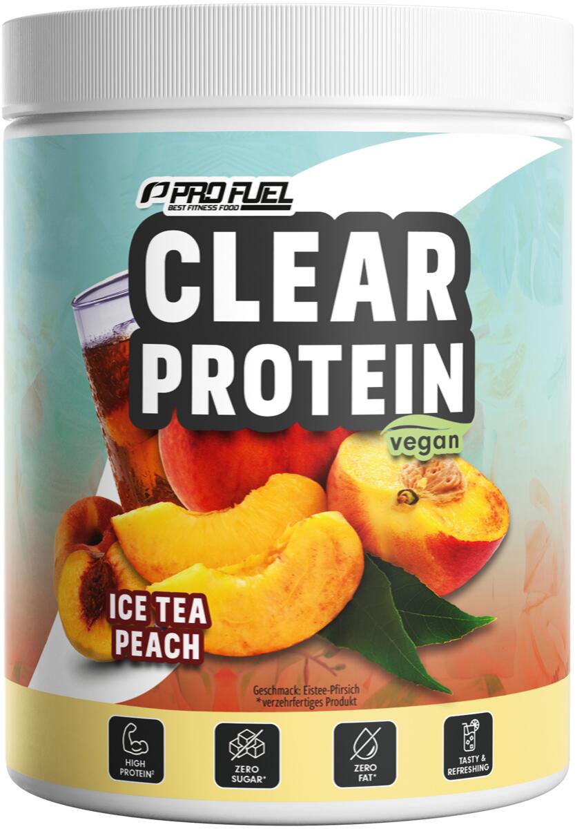 ProFuel Clear Protein Vegan, 360 g Dose, Ice Tea Peach