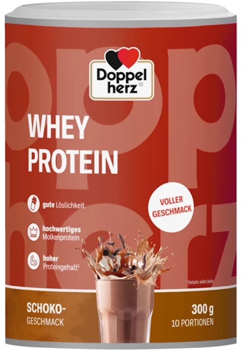 Doppelherz Whey Protein, 300 g Dose, Schoko