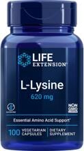 Life Extension L-Lysin 620 mg, 100 vegetarische Kapseln