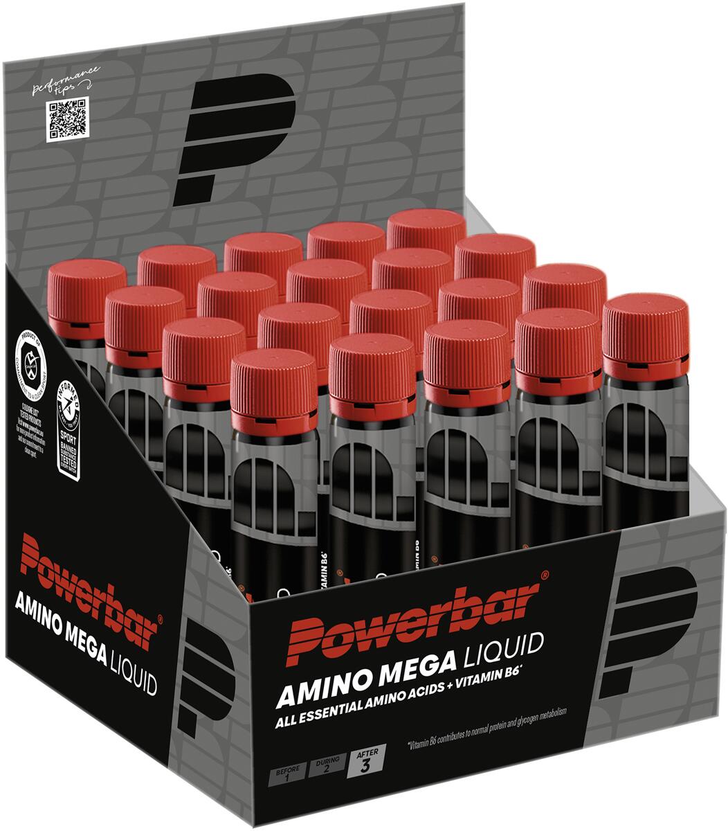 PowerBar Amino Mega Liquid, 20 x 25 ml Ampullen, Neutral