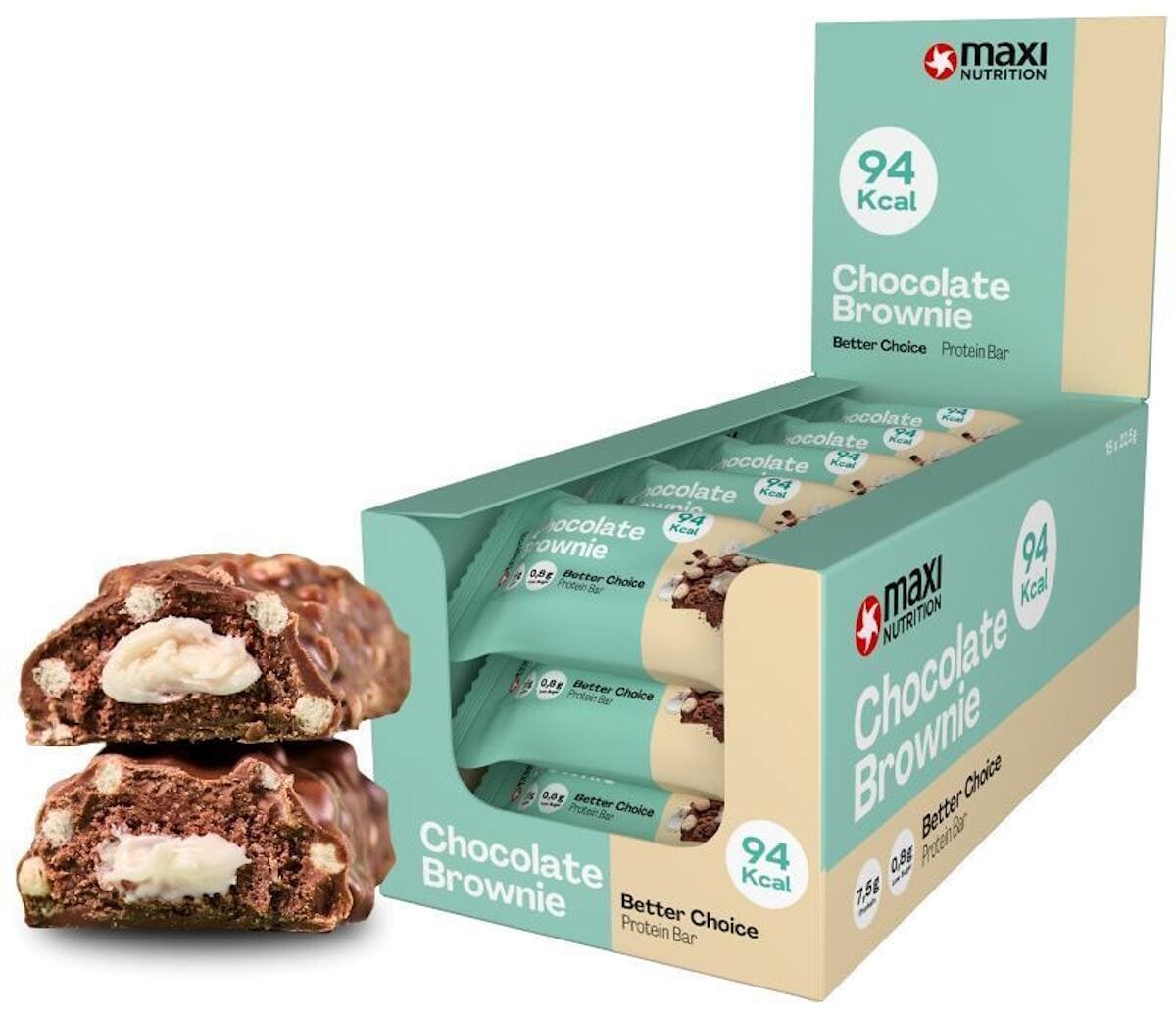 MaxiNutrition Better Choice Protein Bar, 1 x 22,5 g Riegel, Chocolate Brownie