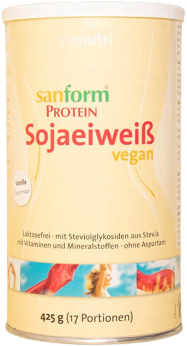 Vianutri Sanform Protein Sojaeiweiß, 425 g Dose, Vanille