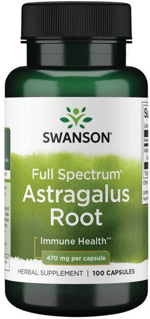 Swanson Full Spectrum Astragalus Root 470 mg, 100 Kapseln