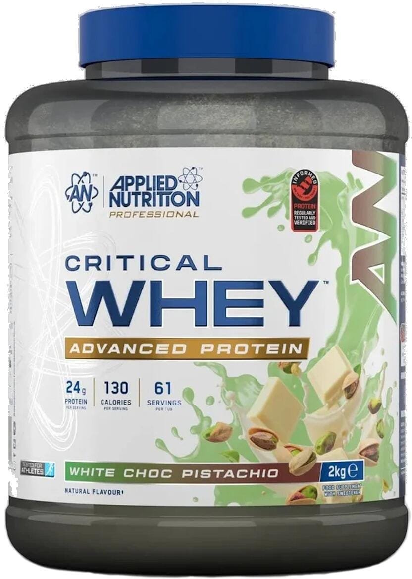 Applied Nutrition Critical Whey, 2000 g Dose, White Choc Pistachio