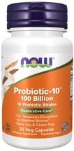 Now Foods Probiotic-10™ 100 Billion, 30 Kapseln