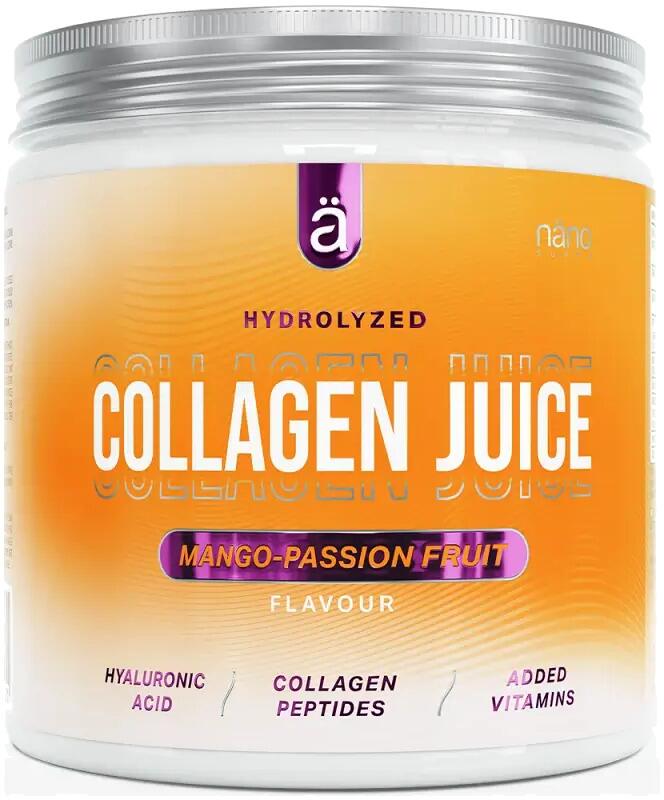 Nanosupps Collagen Juice, 300 g Dose, Mango-Passion Fruit