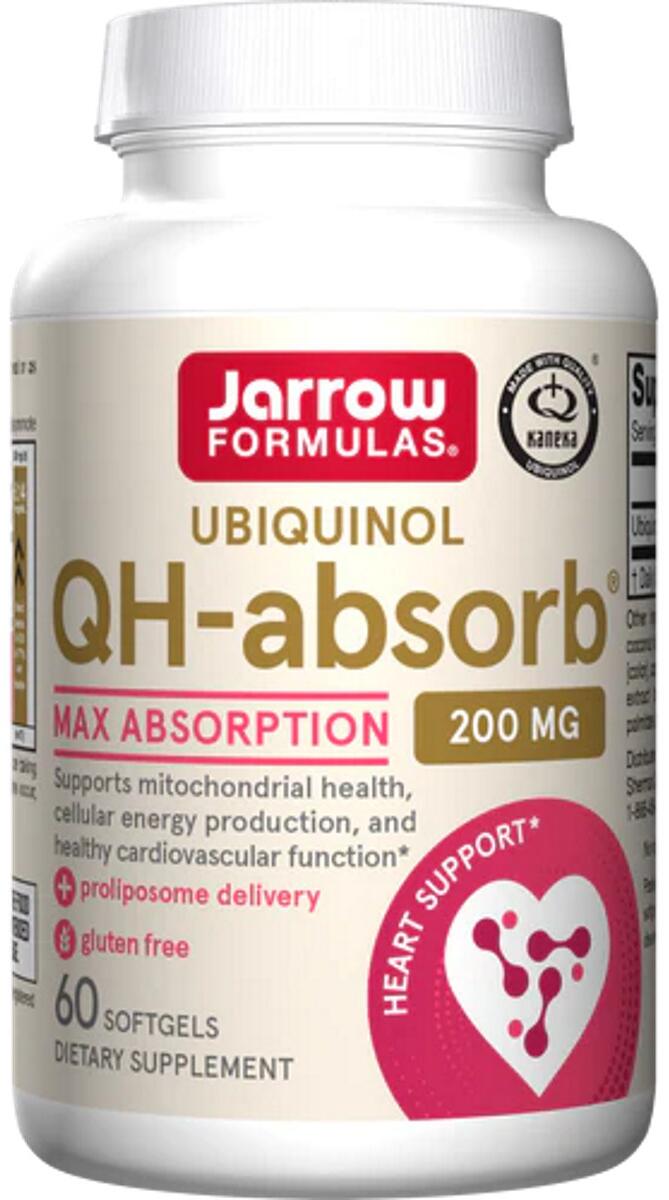 Jarrow Formulas Ubiquinol QHabsorb 200 mg, 60 Softgels bei Metasport