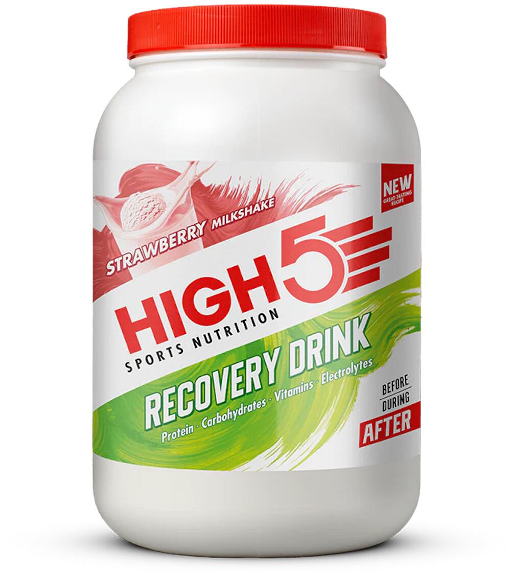 High5 Recovery Drink, 1600 g Dose, Strawberry Milkshake