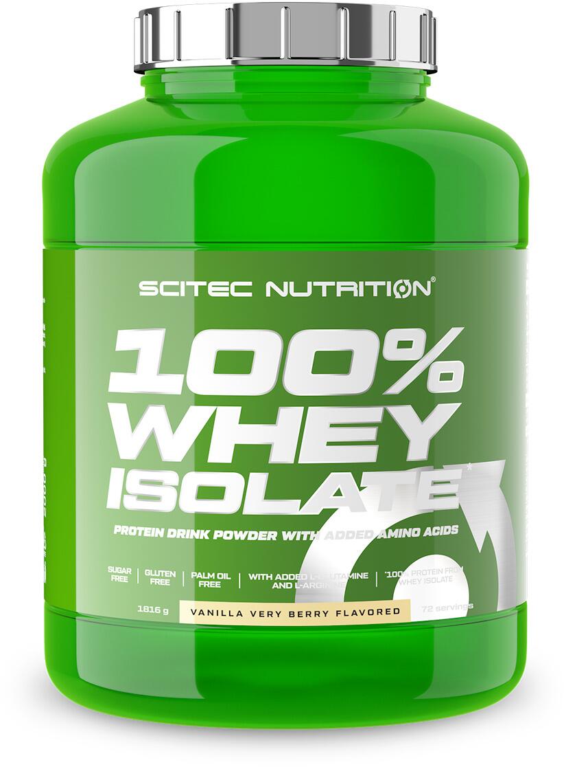 Scitec Nutrition 100% Whey Isolate, 1816 g Dose, Vanille-Waldfrüchte