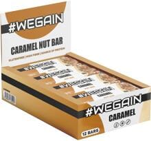 #WEGAIN Nut Bar, 12 x 40 g Riegel, Caramel
