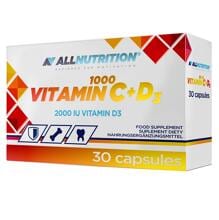 Allnutrition Vitamin C 1000 + D3, 30 Kapseln