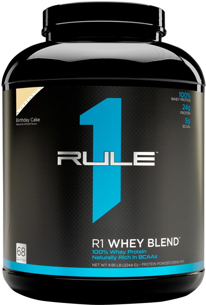 Rule1 R1 Whey Blend, 2270 g Dose, Birthday Cake