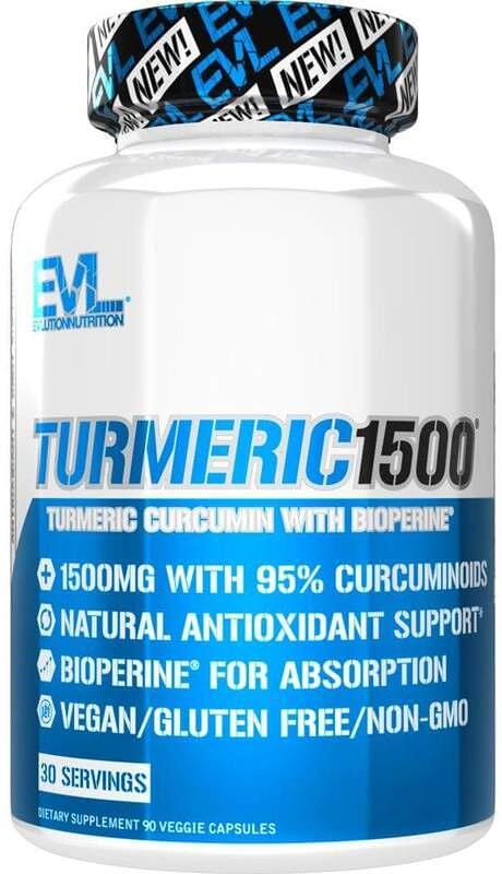 Evl Nutrition Kurkuma-Curcumin, 90 Kapseln