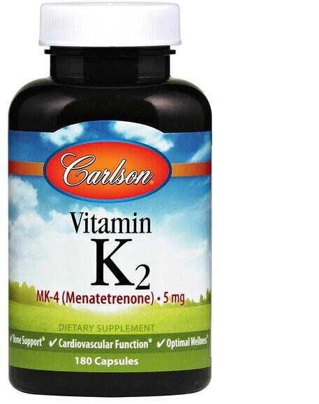 Carlson Labs Vitamin K2 als MK-4, 180 Kapseln