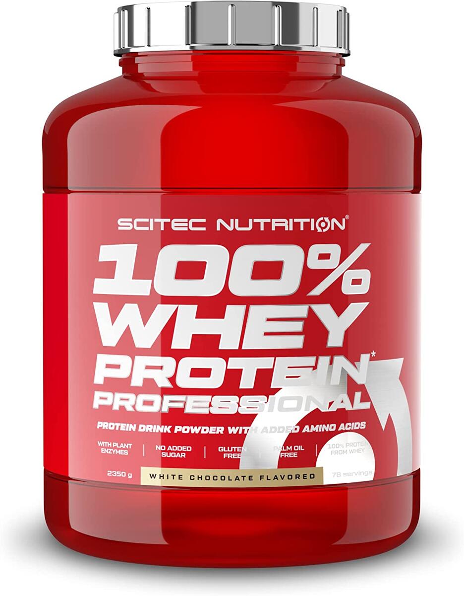 Scitec Nutrition 100% Whey Protein Professional, 2350 g Dose, White Chocolate