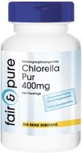 fair & pure Chlorella Pur (400 mg), 540 Tabletten Dose