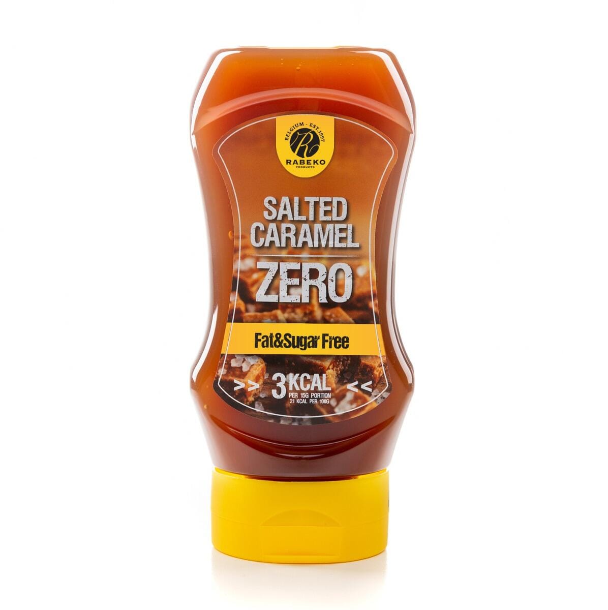 Rabeko Zero Sauce, 350 ml Flasche, Salted Caramel Sirup