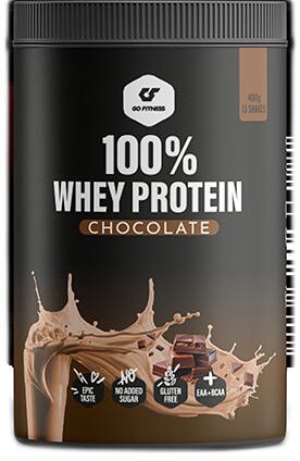 GoFitness Nutrition 100% Whey Protein, 400 g Dose, Chocolate