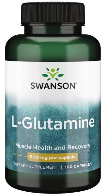 Swanson L-Glutamin, 100 Kapseln
