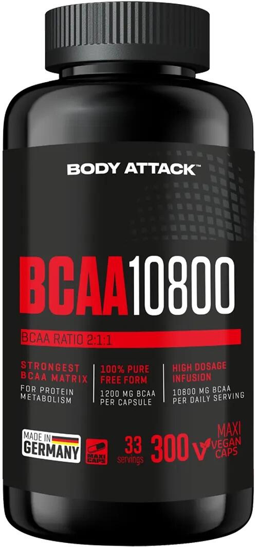 Body Attack BCAA 10800, 300 Kapseln