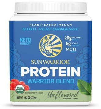 Sunwarrior Warrior Blend Protein, 375 g Dose, Natural