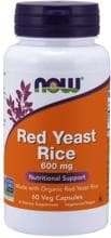 Now Foods Red Yeast Rice 600 mg, 60 Kapseln