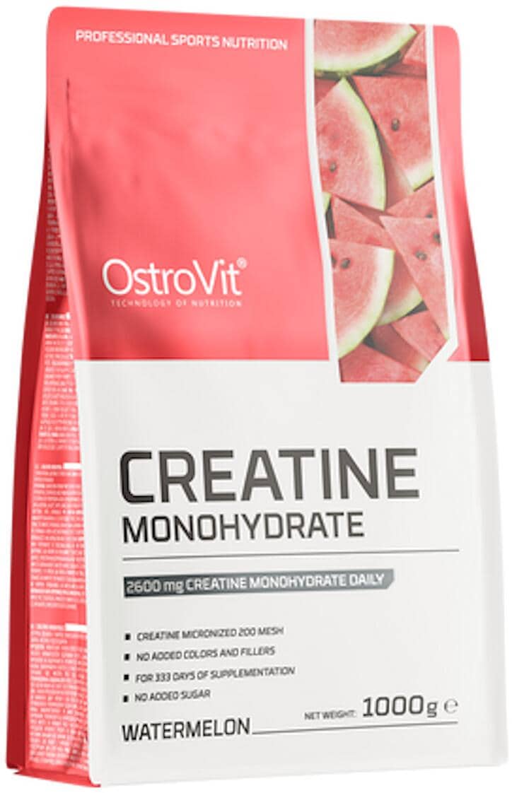 OstroVit Creatine Monohydrate, 1000 g Beutel, Watermelon
