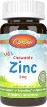 Carlson Labs Zink für Kinder zum Kauen, 84 Tabletten, Beerenmix