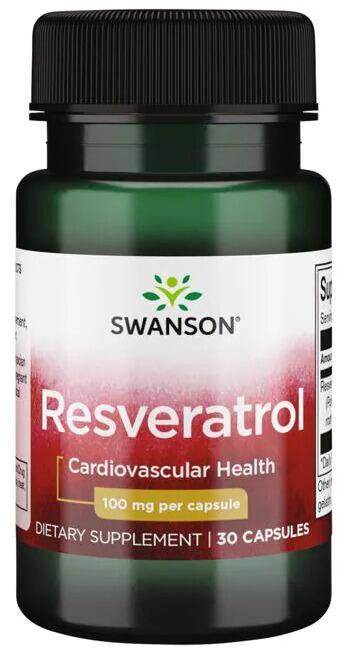 Swanson Resveratrol 100 mg, 30 Kapseln