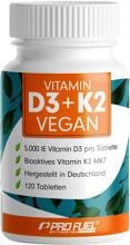 ProFuel Vitamin D3 + K2 Vegan, Tabletten