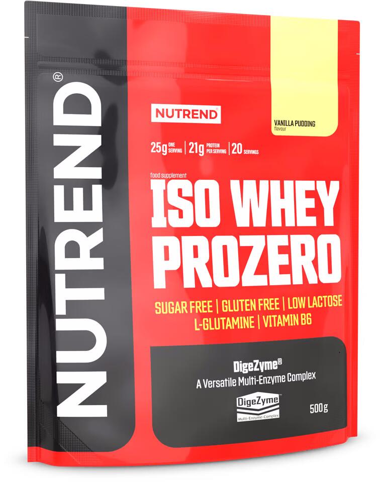 Nutrend Iso Whey Prozero, 500 g Beutel, Vanilla Pudding