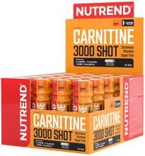 Nutrend Carnitine 3000 Shot, 20 × 60 ml Fläschchen, Orange