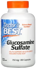 Doctors Best Glucosamine Sulfate - 750 mg, 180 Kapseln