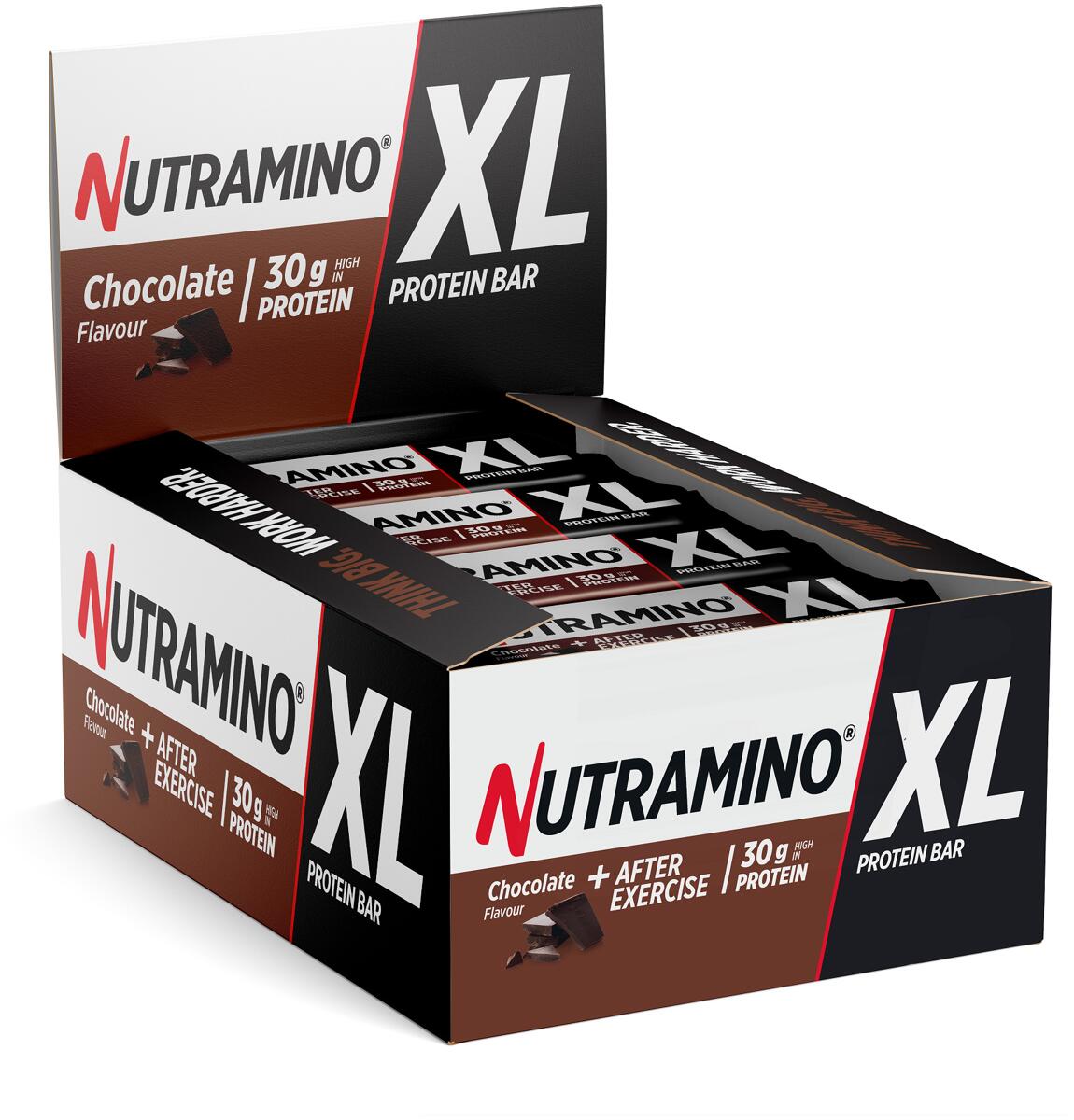 Nutramino Protein Bar XL, 16 x 74 g Riegel, Chocolate