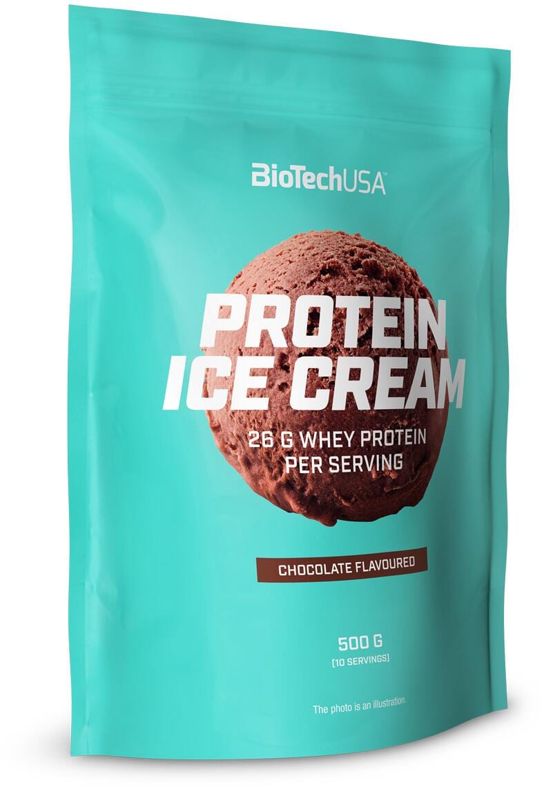 BioTech USA Protein Ice Cream, 500 g Beutel, Schokolade