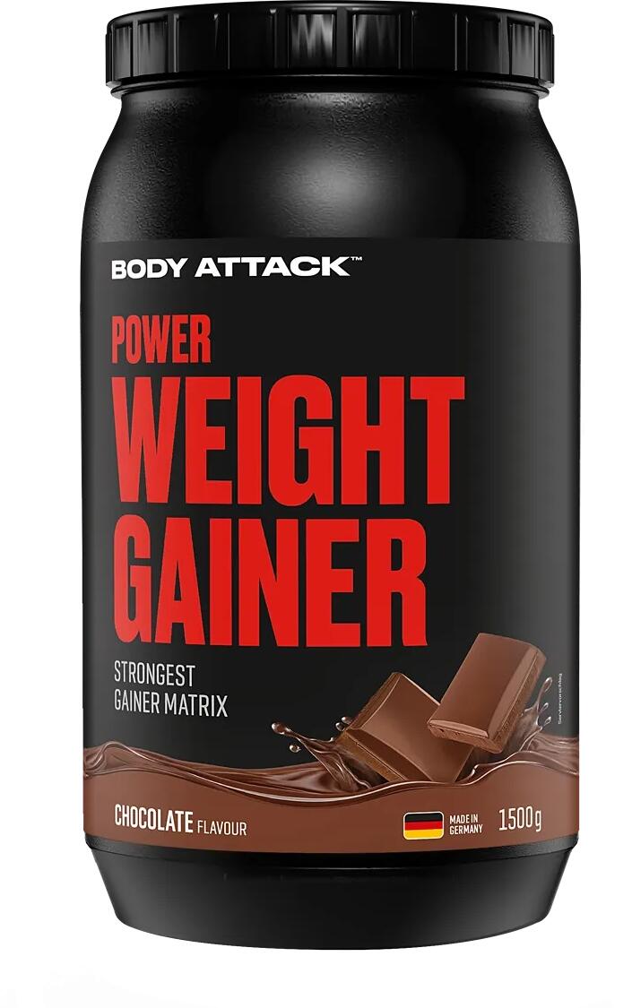 Body Attack Power Weight Gainer, 1500 g Dose, Chocolate