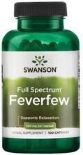 Swanson Full Spectrum Feverfew 380 mg, 100 Kapseln