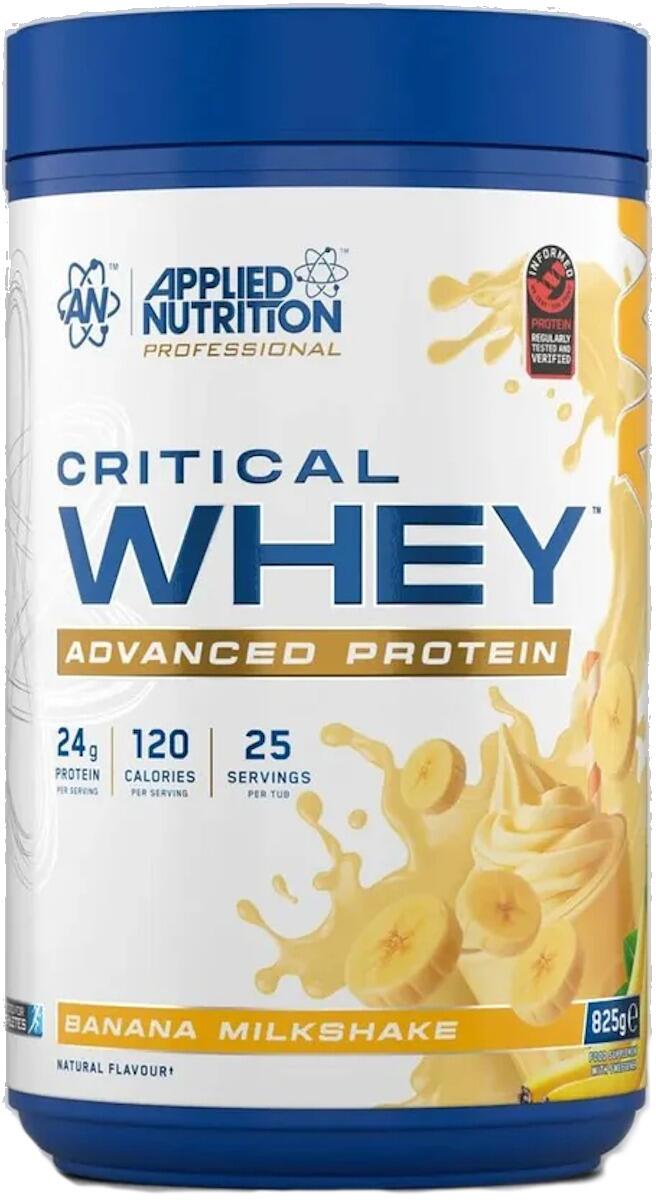 Applied Nutrition Critical Whey, 900 g Dose, Banana Milkshake